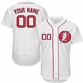 Red Sox White Customized Flexbase New Design Jersey
